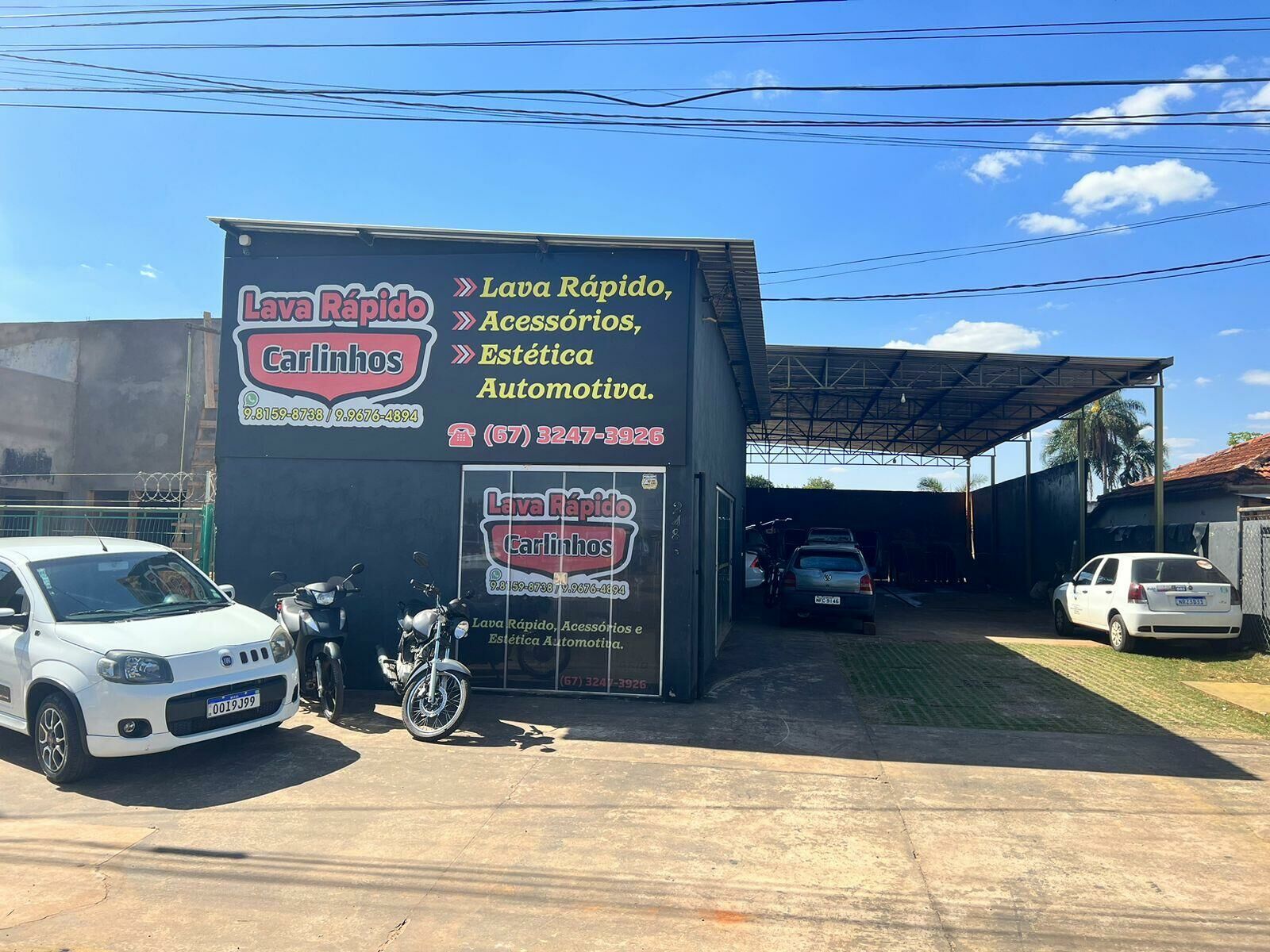 Imagem de compartilhamento para o artigo Carlinhos Lava Rápido expande e oferece novos serviços para clientes e amigos da MS Todo dia